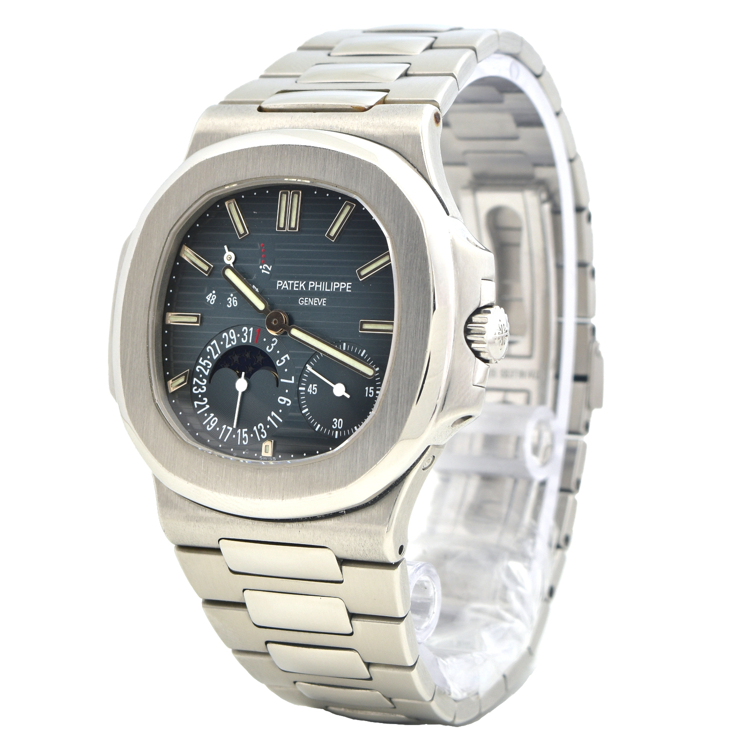 Patek Philippe  Nautilus Moon Phase Stainless Steel Watch 5712/1A-001