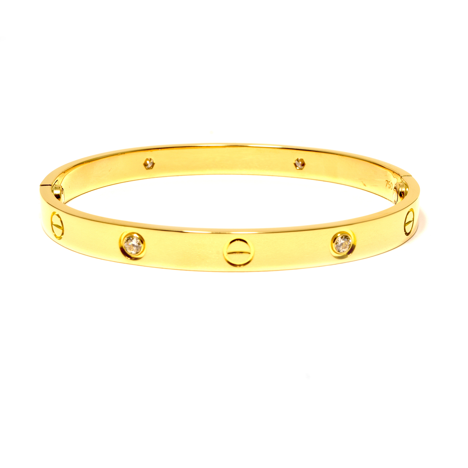 #LOVE# bracelet, 4 diamonds