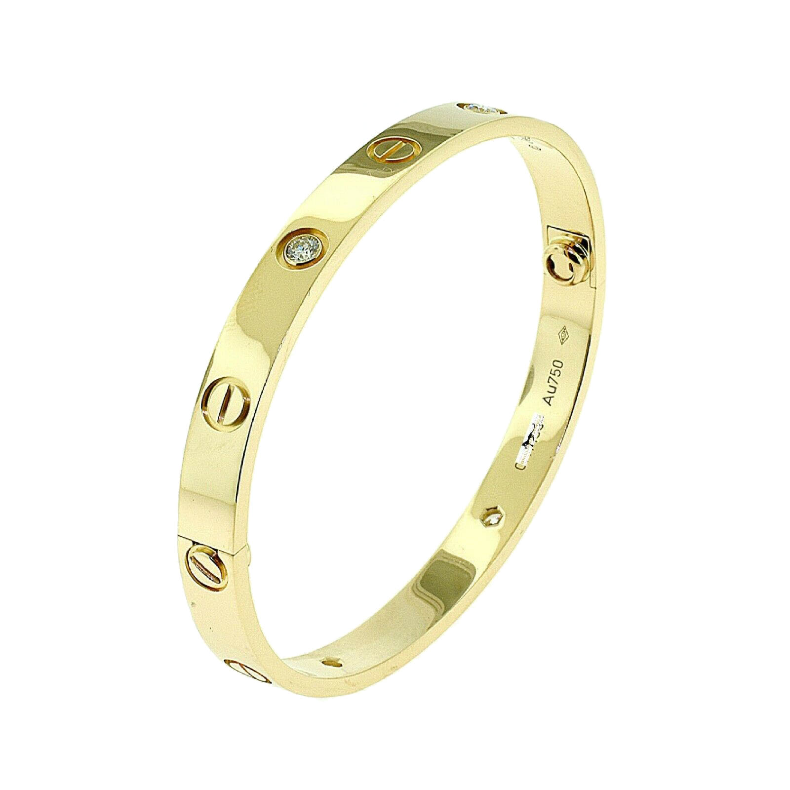 Cartier 18k Rose Gold Size 17 Love Bracelet