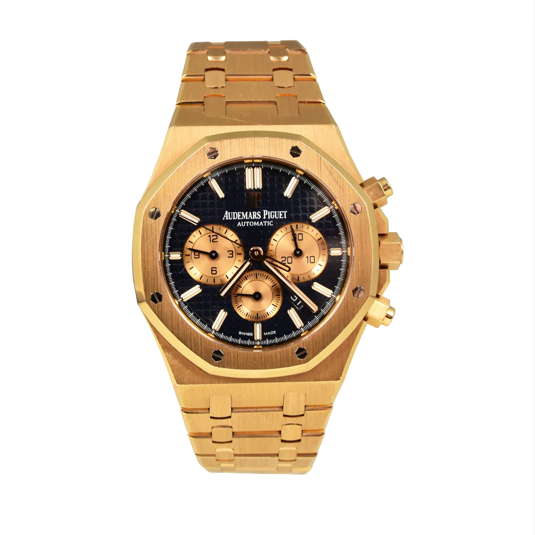 Audemars Piguet Royal Oak Chronograph Blue 26331OR.OO.1220OR.01 Rose Gold  Watch