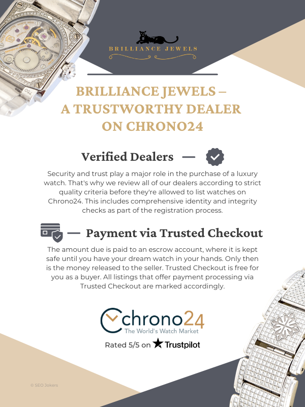 Brilliance Jewels - A Trustworthy Dealer on Chrono24 Infographic 2