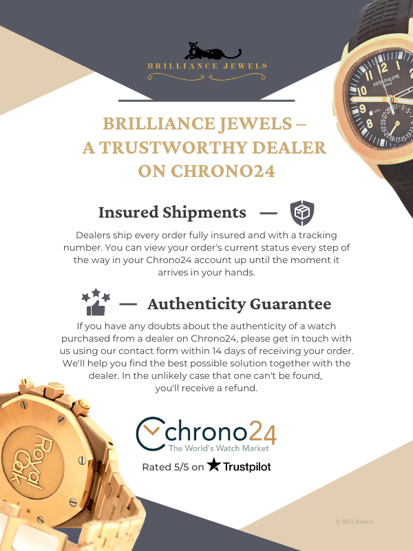 Brilliance Jewels - A Trustworthy Dealer on Chrono24 (Insured Shipments)