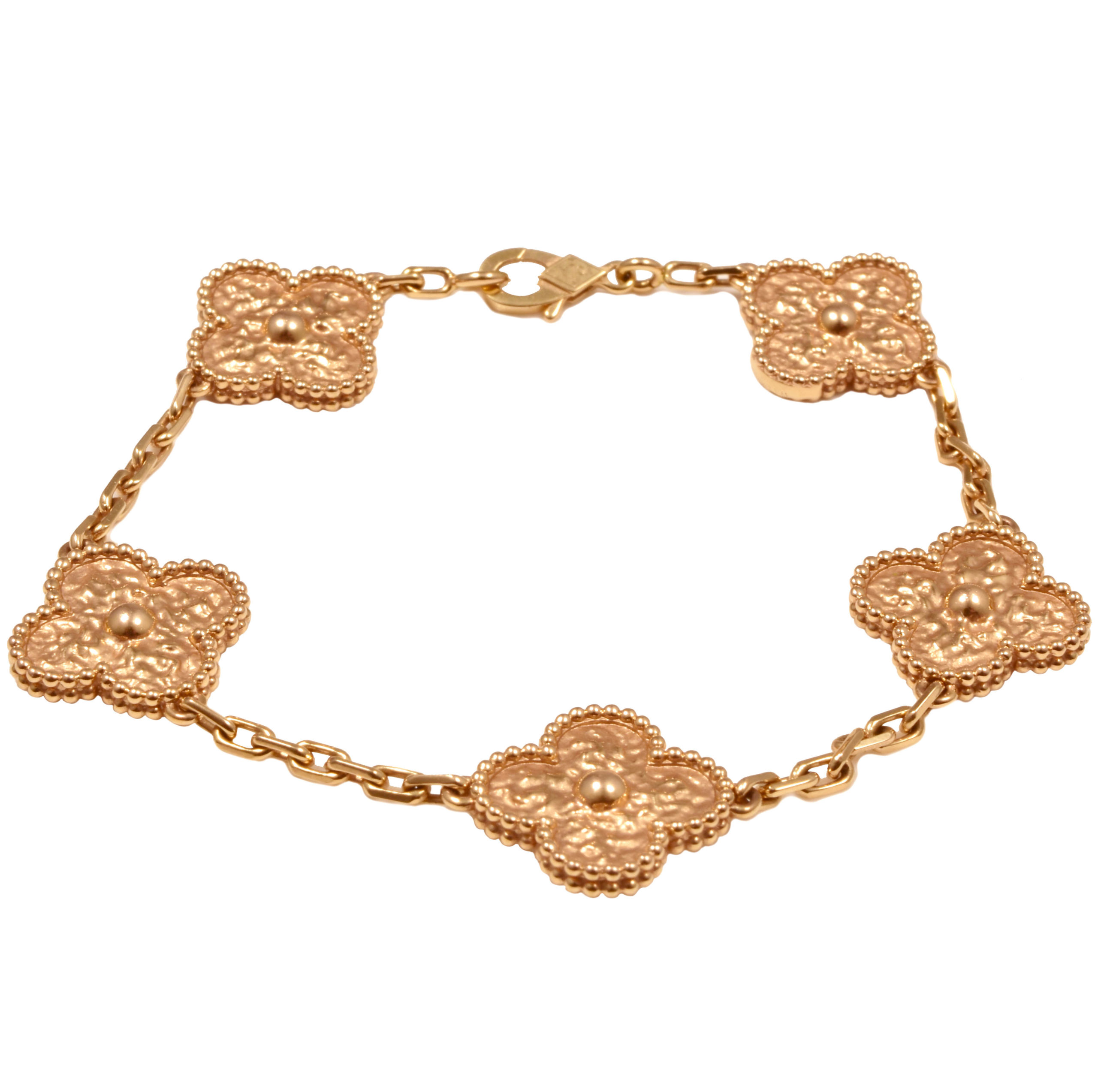 Van Cleef & Arpels Diamond Vintage Alhambra Bracelet - PreLoved