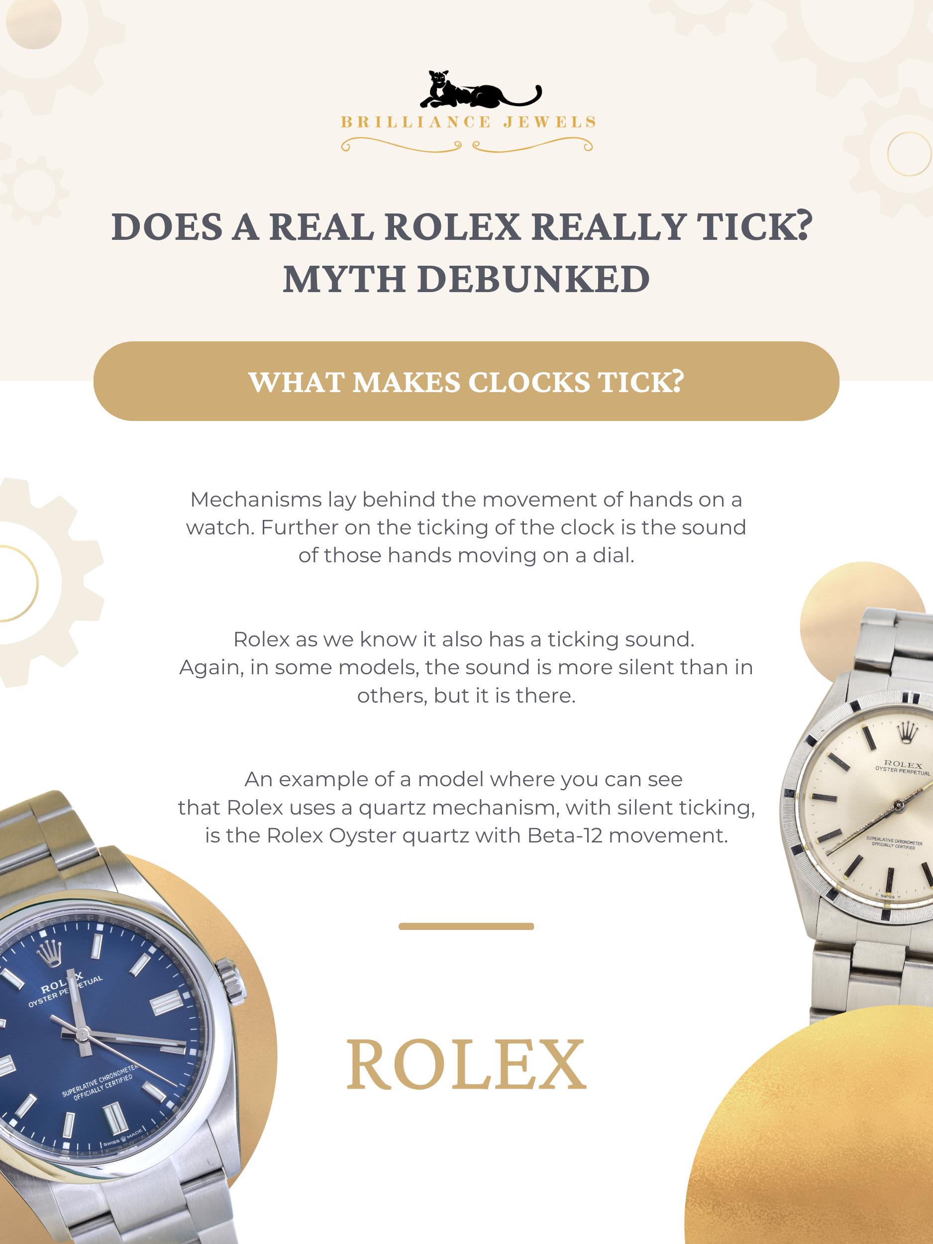 Does a Real Rolex Really Tick Myth Debunked