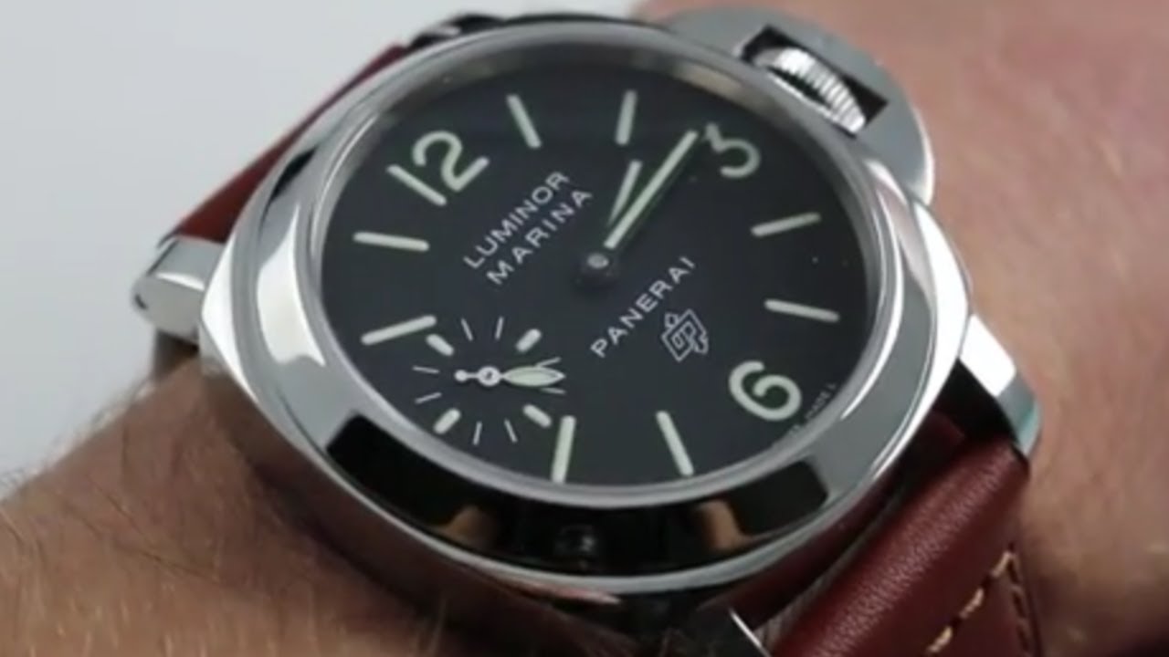 Panerai Luminor Marina Logo PAM 005 Luxury Watch Review