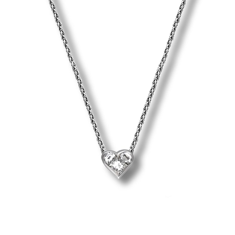 Bvlgari Diamond Necklace Silver
