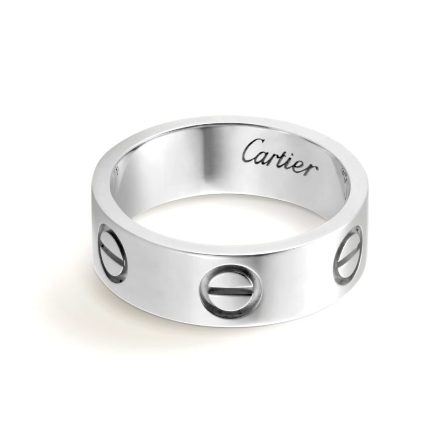 Cartier Love Ring in 18K White Gold Size EU 56 - US 7.5
