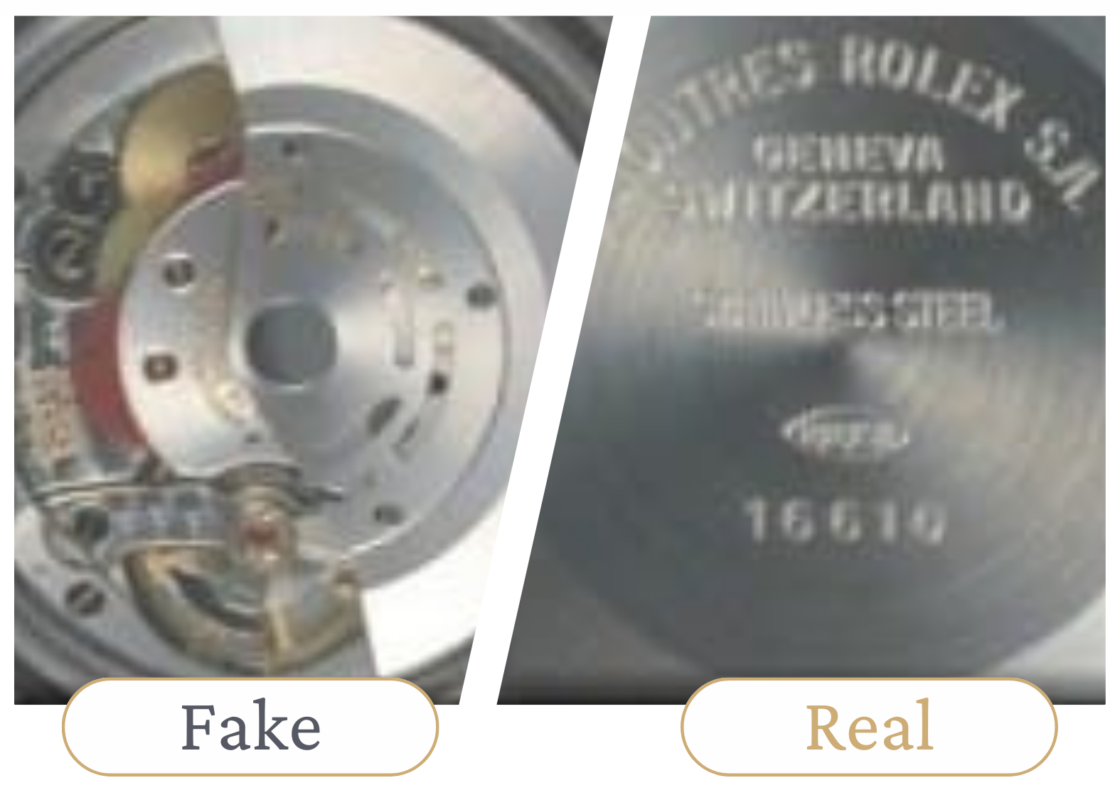 How to Spot a Fake Rolex - Fake VS. Real 10
