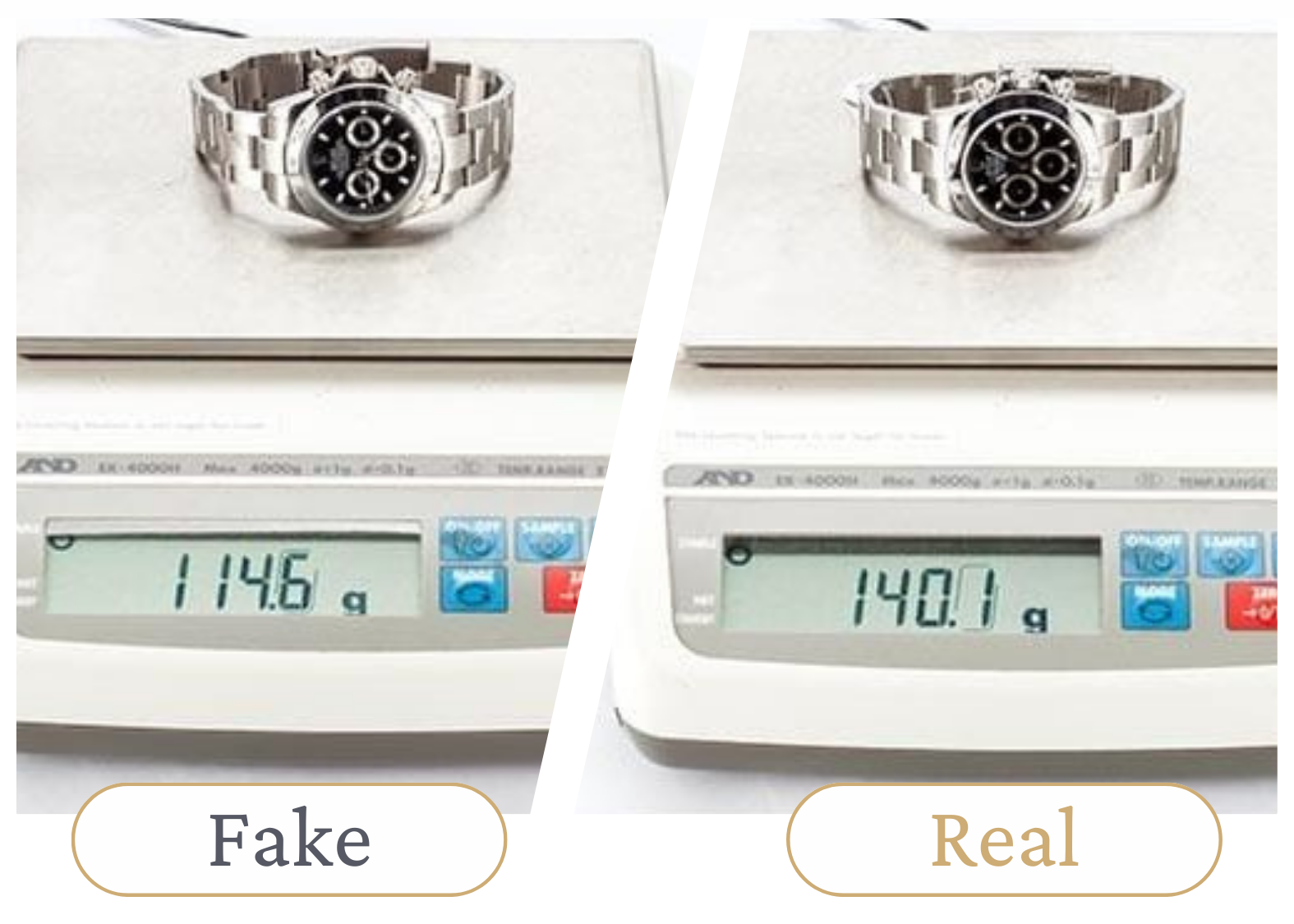 How to Spot a Fake Rolex - Fake VS. Real 7