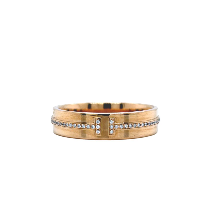 Tiffany T Wide Diamond Ring